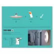 LEDVANCE SMART+ Tibea Ceiling mennyezeti lámpa fehér, 22W, 2700-6500K, IP20, 1350lm