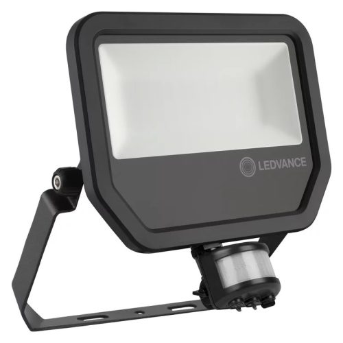 LEDVANCE FLOODLIGHT SENSOR 50 W kültéri professzionális fényvető mozgás- és fény-érzékelővel, fekete, 50W teljesítmény, 5500lm, 3000K, 70000h élettartam, IP65, 5 év garancia, 100-277V( 4058075460997 )