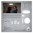 LEDVANCE Orbis CLICK mennyezeti lámpa beltéri fehér, 24W, 3000K, IP20, 1320lm, 30000 óra élettartam