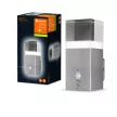 LEDVANCE Endura CRYSTAL fali lámpa acél, 4,90W, 3000K, IP44, 400lm, 200mm magas, kültéri