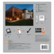 LEDVANCE SMART+ fali lámpa, okos WiFi, hangvezérelhető, 50W, 3000K, IP65, 4250lm