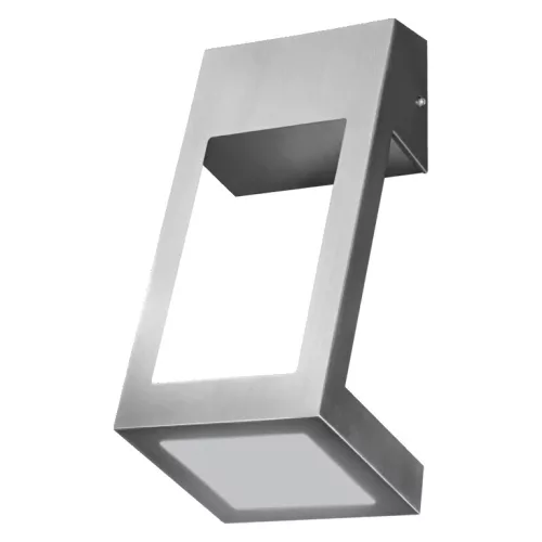 LEDVANCE Endura EDGE fali lámpa kültéri acél, 7W, 3000K, IP44, 360lm, 25000 óra élettartam, 220-240V