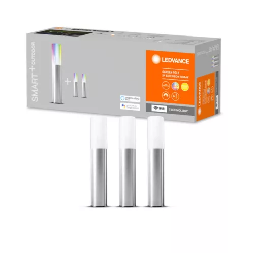 LEDVANCE SMART+ Garden 3 kerti lámpa kültéri fehér, okos WiFi, 3,1W, RGB állítható, IP65, 45lm
