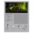 LEDVANCE SMART+ Garden 1 kerti lámpa kültéri fehér, okos WiFi, 5W, RGB állítható, IP65, 260lm