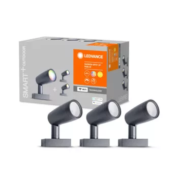 LEDVANCE SMART+ Garden 3 kerti lámpa kültéri fehér, okos WiFi, 14,5W, 3000K, IP65, 680lm