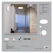 LEDVANCE SMART+ Planon 450 LED panel beltéri fehér, 28W, 3000-6500K, IP20, 2700lm