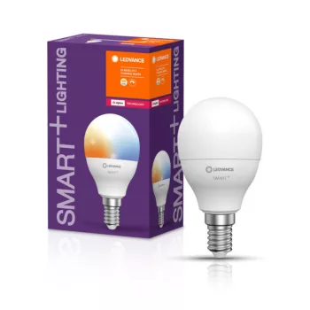 LEDVANCE SMART+ LED izzó Mini bulb, okos Zigbee, 5W, 2700K, E14 foglalat, 470lm, meleg fehér