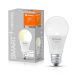 LEDVANCE SMART+ WIFI vezérlésű, LED fényforrás, Classic forma, szabályozható, 9,5 W-os, (2700 K), 1055 lm, IP20, 15 000 óra élettartammal, foglalat: E27, hangvezérelhető, (LEDVANCE 4058075485419)