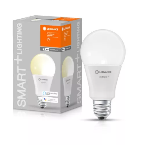 LEDVANCE SMART+ LED izzó Classic forma WiFi, 14W, 2700K, E27 foglalat, 1521lm, meleg fehér