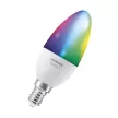 LEDVANCE SMART+ LED gyertya izzó WiFi, 5W, 2700K, E14 foglalat, 470lm, meleg fehér, 107mm