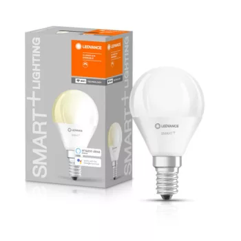 LEDVANCE SMART+ LED Mini bulb WiFi, E14 foglalat, 5W, 2700K, 470lm, meleg fehér, okos izzó