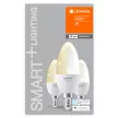 LEDVANCE SMART+ LED gyertya izzó, okos WiFi, 5W, 2700K, E14 foglalat, 470lm, 3 db csomag
