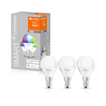 LEDVANCE SMART+ LED izzó Mini bulb WiFi vezérlés, 5W, 2700K, E14 foglalat, 470lm, meleg fény