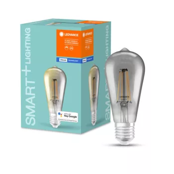 LEDVANCE SMART+ LED izzó, okos Bluetooth, filament, 6W, 2700K, E27 foglalat, 540lm, 64mm átmérő