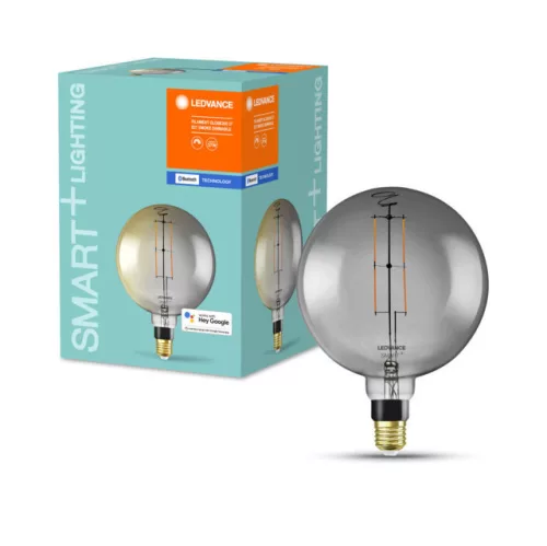 LEDVANCE SMART+ LED gömb izzó, okos Bluetooth, filament, 6W, 2700K, E27 foglalat, 430lm