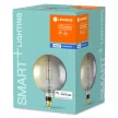 LEDVANCE SMART+ LED gömb izzó, okos Bluetooth, filament, 6W, 2700K, E27 foglalat, 430lm