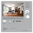 LEDVANCE SMART+ Orbis Kite mennyezeti lámpa beltéri fehér, okos WiFi, 32W, 3000-6500K