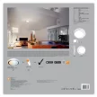 LEDVANCE SMART+ Orbis Moon mennyezeti lámpa beltéri fehér, okos WiFi, hangvezérelhető, 24W, fekete