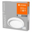 LEDVANCE SMART+ Orbis Moon mennyezeti lámpa beltéri fehér, okos WiFi, hangvezérelhető, 32W, Szürke