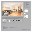 LEDVANCE SMART+ Orbis Cromo mennyezeti lámpa beltéri fehér, okos WiFi, 30W, 3000-6500K