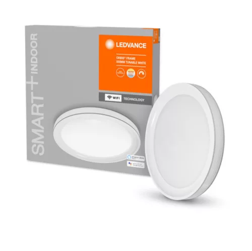 LEDVANCE SMART+ Orbis Frame mennyezeti lámpa beltéri fehér, okos WiFi, 32W, 3000-6500K