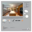 LEDVANCE SMART+ Orbis Frame mennyezeti lámpa beltéri fehér, okos WiFi, 32W, 3000-6500K
