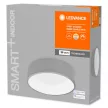 LEDVANCE SMART+ Orbis Cylinder mennyezeti lámpa beltéri fehér, okos WiFi, 24W, Szürke
