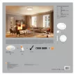 LEDVANCE SMART+ Orbis Spiral mennyezeti lámpa beltéri fehér, okos WiFi, 40W, 3000-6500K