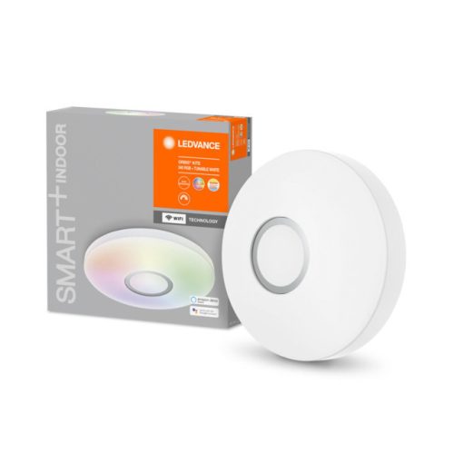 LEDVANCE SMART+ WIFI vezérlésű ORBIS KITE mennyezeti LED lámpa, 340 WT 18W beltéri változtatható színhőmérséklet:fehér/ RGBTW 2700-6500K IP20 1400lm 25000óra LED modul hangvezérelhető 4058075495685