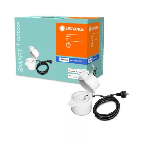 LEDVANCE SMART+ Bluetooth kültéri okos dugalj, IP44 védettséggel, kompakt kialakítás