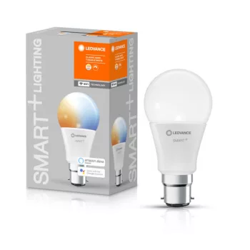 LEDVANCE SMART+ LED izzó Classic WiFi, szabályozható, 9W, 2700-6500K, RGBW, B22d foglalat