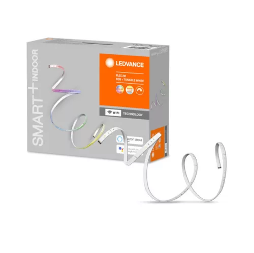 LEDVANCE SMART+ LED szalag, okos WiFi, hangvezérelhető, 8,5W, 2000-RGB állítható, IP20, 550lm