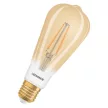 LEDVANCE SMART+ LED izzó, okos Zigbee, filament, 6W, 2400K, E27 foglalat, 680lm, meleg fehér
