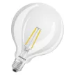 LEDVANCE SMART+ LED gömb izzó, okos WiFi, filament, 5,5W, 2400K, E27 foglalat, 806lm