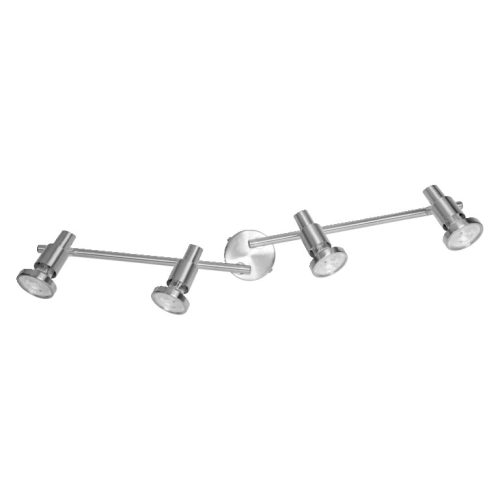 LEDVANCE LED spot ezüst, 10,40W, 2700K, IP20, GU10 foglalat, 920lm, 15000 óra élettartam, 220-240V