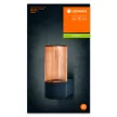 LEDVANCE fali lámpa kültéri sötétszürke, IP44, E27 foglalat, 220-240V, 197mm magas