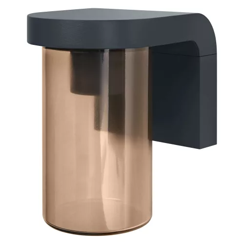 LEDVANCE fali lámpa kültéri sötétszürke Classic, IP44, E27 foglalat, 220-240V, 180mm magas