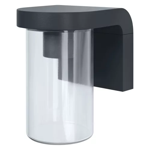 LEDVANCE fali lámpa kültéri sötétszürke, IP44, E27 foglalat, 220-240V, 180mm magas