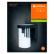 LEDVANCE fali lámpa kültéri sötétszürke, IP44, E27 foglalat, 220-240V, 180mm magas