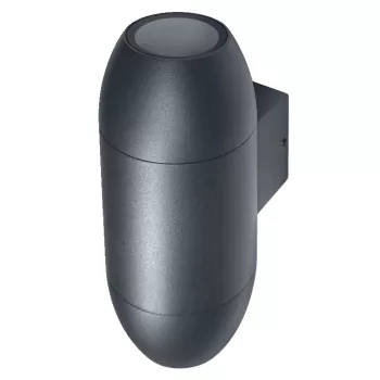 LEDVANCE fali lámpa kültéri sötétszürke, IP44, GU10 foglalat, 220-240V, 180mm magas