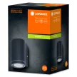 LEDVANCE fali lámpa kültéri sötétszürke, IP44, GU10 foglalat, 220-240V, 146mm magas