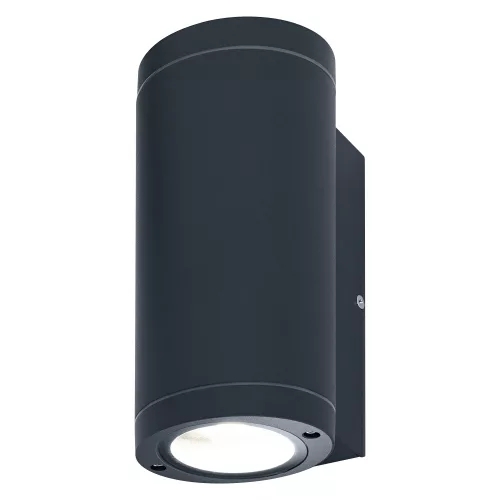 LEDVANCE fali lámpa kültéri sötétszürke, IP44, GU10 foglalat, 220-240V, 200mm magas
