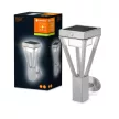 LEDVANCE Endura SOLAR napelemes kültéri lámpa acél, 6W, 3000K, IP44, 550lm, 365mm magas