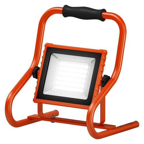 LEDVANCE WORKLIGHTS BATTERY álló munkalámpa narancssárga színben, 1600 lm fényerő, 20 W, 25000 h, IP44 védelemmel, 5 V AC, 4000 K, 4058075576490