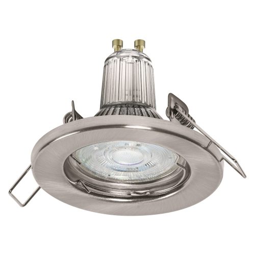 LEDVANCE LED spot beltéri nikkel, 2,6W, 2700K, IP20, GU10 foglalat, 230lm, 25000 óra élettartam