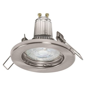 LEDVANCE LED spot süllyesztett beltéri nikkel, 5db, 2,6W, 2700K, IP20, GU10 foglalat, 230lm
