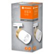 LEDVANCE sínes lámpa beltéri arany Cylinder, IP20 védelem, GU10 foglalat, 220-240V, fehér