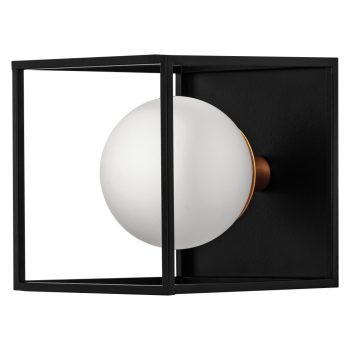 LEDVANCE Decor Square LED lámpatest beltéri fekete, IP44, G9 foglalat, 220-240V, 175mm magas