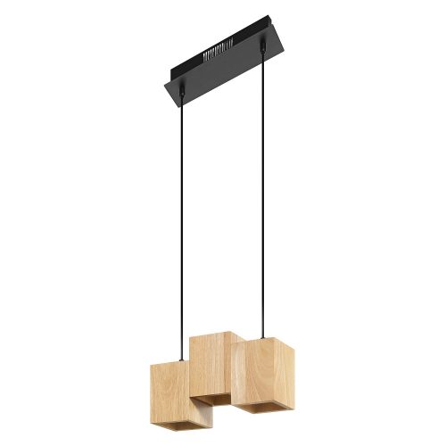 LEDVANCE Smart+ Wood beltéri fali lámpatest fekete színben, 1200 lm, 21W teljesítmény, 30000h élettartammal, IP20, 3 év garanciával, 3000-6500K, 220-240V ( 4058075757462 )