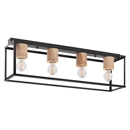 LEDVANCE Decor Nairobi LED lámpatest beltéri fekete, IP20, E27 foglalat, 220-240V, 227mm magas